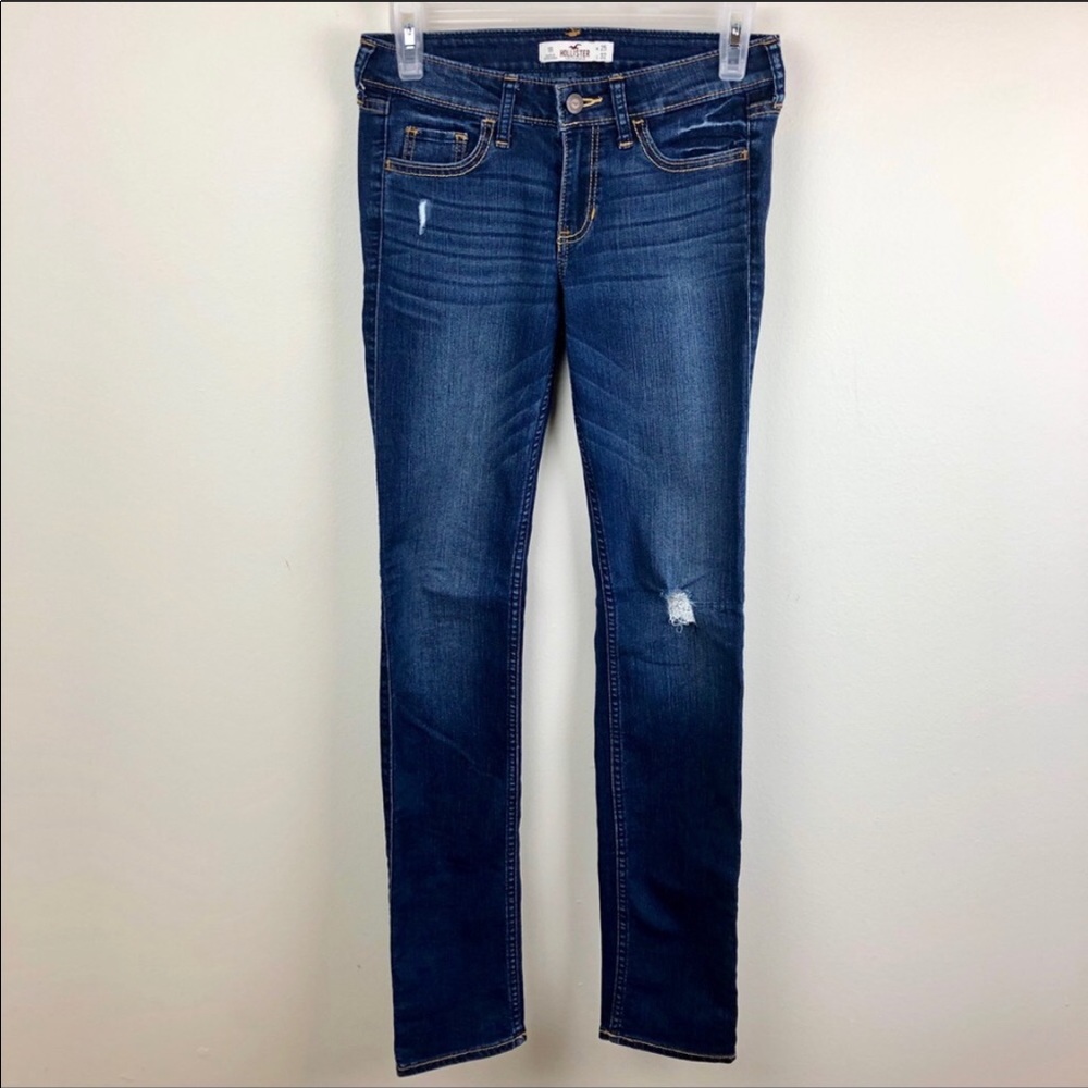 Hollister Manufactured Distressed Jeans 1 Regular